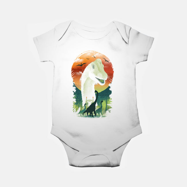 Ukiyo Brachiosaurus-Baby-Basic-Onesie-dandingeroz
