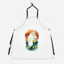 Ukiyo Brachiosaurus-Unisex-Kitchen-Apron-dandingeroz