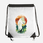 Ukiyo Brachiosaurus-None-Drawstring-Bag-dandingeroz
