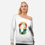 Ukiyo Brachiosaurus-Womens-Off Shoulder-Sweatshirt-dandingeroz