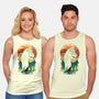 Ukiyo Brachiosaurus-Unisex-Basic-Tank-dandingeroz
