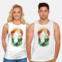 Ukiyo Brachiosaurus-Unisex-Basic-Tank-dandingeroz