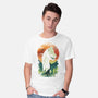 Ukiyo Brachiosaurus-Mens-Basic-Tee-dandingeroz