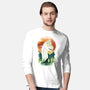 Ukiyo Brachiosaurus-Mens-Long Sleeved-Tee-dandingeroz
