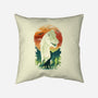 Ukiyo Brachiosaurus-None-Removable Cover w Insert-Throw Pillow-dandingeroz