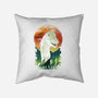 Ukiyo Brachiosaurus-None-Removable Cover w Insert-Throw Pillow-dandingeroz