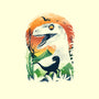 Ukiyo Velociraptor-Mens-Premium-Tee-dandingeroz
