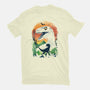 Ukiyo Velociraptor-Mens-Premium-Tee-dandingeroz