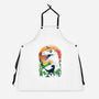 Ukiyo Velociraptor-Unisex-Kitchen-Apron-dandingeroz
