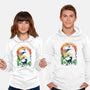 Ukiyo Velociraptor-Unisex-Pullover-Sweatshirt-dandingeroz