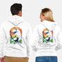 Ukiyo Velociraptor-Unisex-Zip-Up-Sweatshirt-dandingeroz