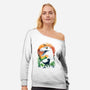 Ukiyo Velociraptor-Womens-Off Shoulder-Sweatshirt-dandingeroz