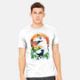 Ukiyo Velociraptor-Mens-Heavyweight-Tee-dandingeroz
