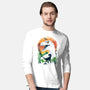 Ukiyo Velociraptor-Mens-Long Sleeved-Tee-dandingeroz