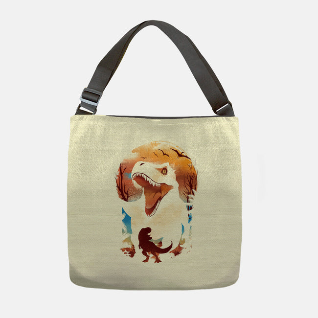 Ukiyo T-Rex-None-Adjustable Tote-Bag-dandingeroz