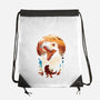 Ukiyo T-Rex-None-Drawstring-Bag-dandingeroz