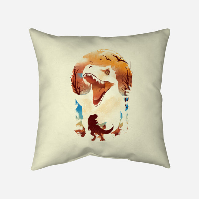 Ukiyo T-Rex-None-Removable Cover w Insert-Throw Pillow-dandingeroz