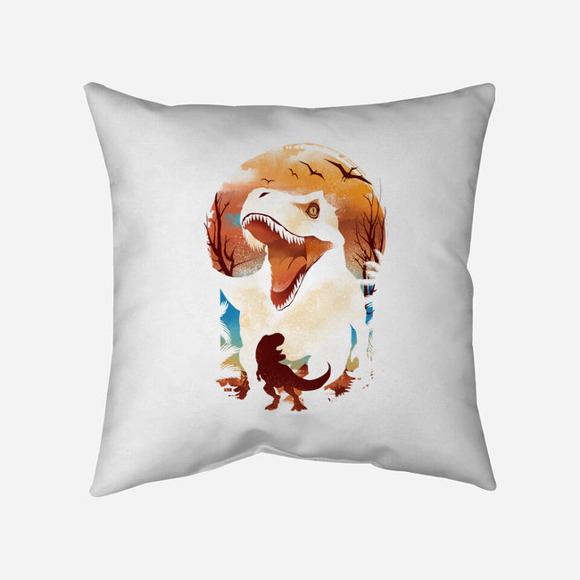 Ukiyo T-Rex-None-Removable Cover w Insert-Throw Pillow-dandingeroz