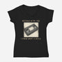I Survived The VHS Era-Womens-V-Neck-Tee-Lorets