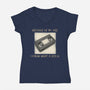 I Survived The VHS Era-Womens-V-Neck-Tee-Lorets