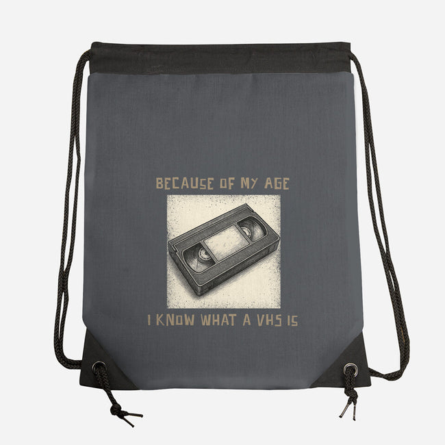 I Survived The VHS Era-None-Drawstring-Bag-Lorets