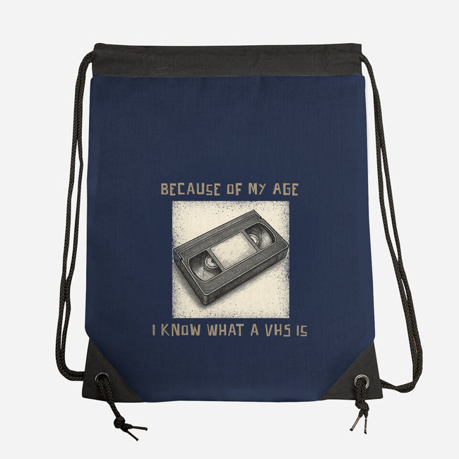 I Survived The VHS Era-None-Drawstring-Bag-Lorets