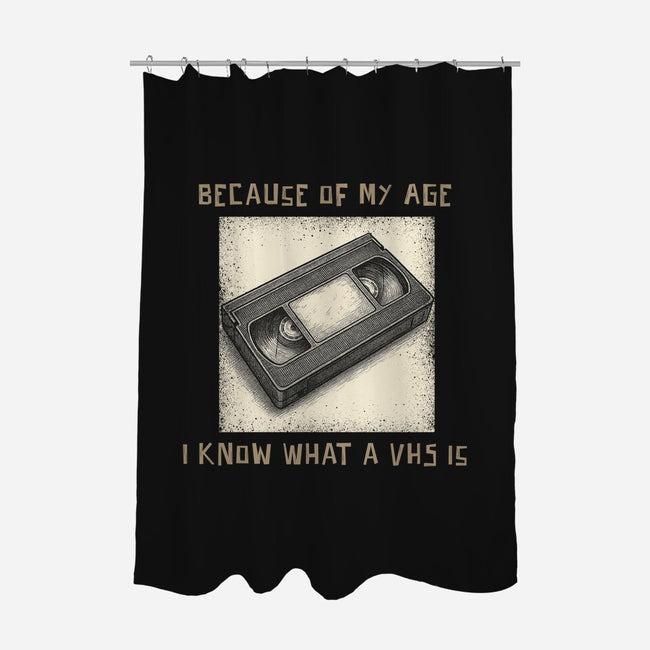 I Survived The VHS Era-None-Polyester-Shower Curtain-Lorets