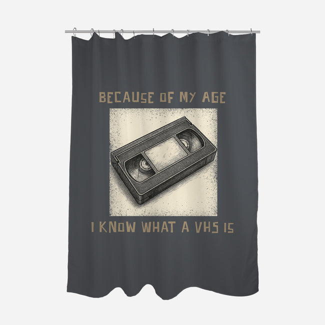 I Survived The VHS Era-None-Polyester-Shower Curtain-Lorets