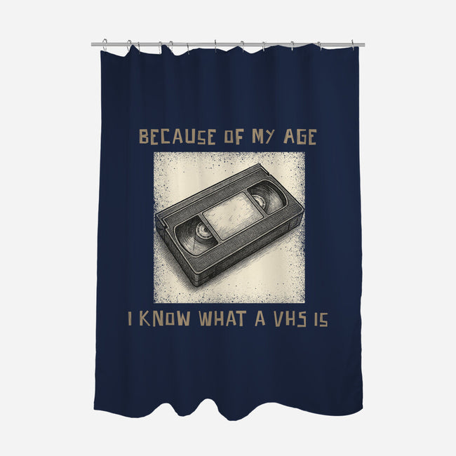 I Survived The VHS Era-None-Polyester-Shower Curtain-Lorets