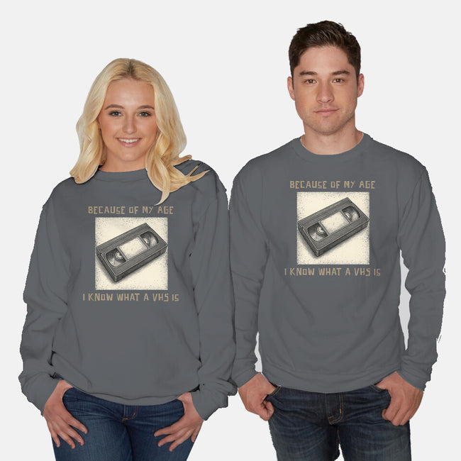 I Survived The VHS Era-Unisex-Crew Neck-Sweatshirt-Lorets