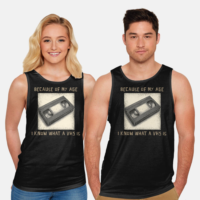 I Survived The VHS Era-Unisex-Basic-Tank-Lorets