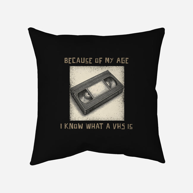 I Survived The VHS Era-None-Removable Cover w Insert-Throw Pillow-Lorets