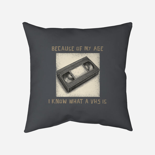 I Survived The VHS Era-None-Removable Cover w Insert-Throw Pillow-Lorets