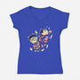 Dynamic Identities-Womens-V-Neck-Tee-naomori