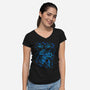 Blue Energy-Womens-V-Neck-Tee-nickzzarto