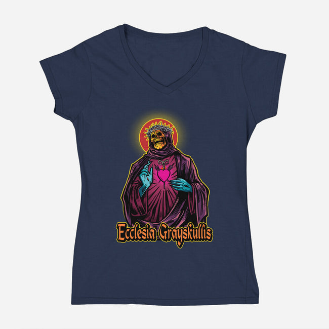 Repent Fools-Womens-V-Neck-Tee-AndreusD