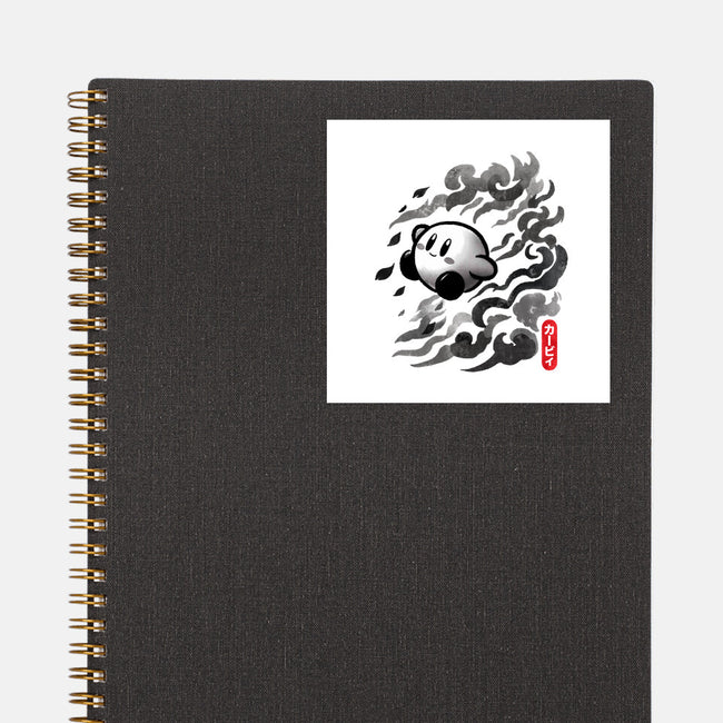 Sumi-E Puff-None-Glossy-Sticker-fanfreak1