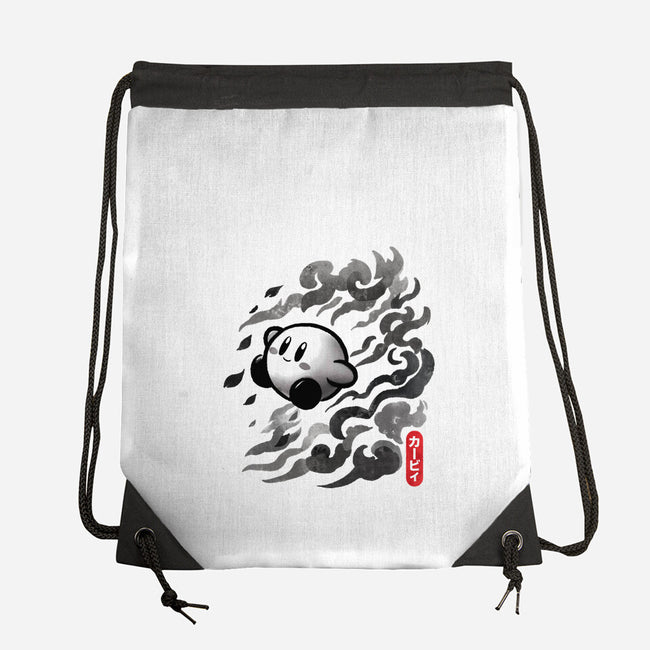 Sumi-E Puff-None-Drawstring-Bag-fanfreak1
