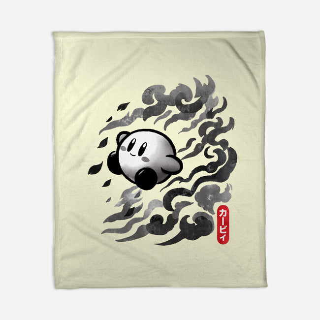 Sumi-E Puff-None-Fleece-Blanket-fanfreak1