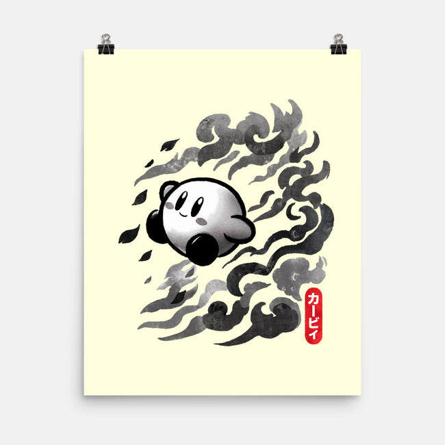 Sumi-E Puff-None-Matte-Poster-fanfreak1