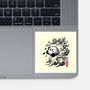 Sumi-E Puff-None-Glossy-Sticker-fanfreak1
