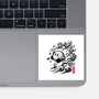 Sumi-E Puff-None-Glossy-Sticker-fanfreak1