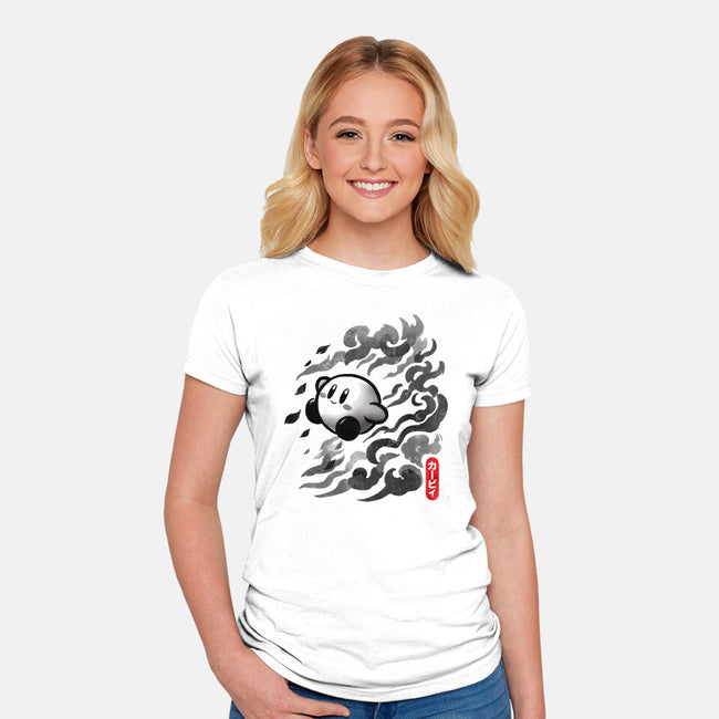 Sumi-E Puff-Womens-Fitted-Tee-fanfreak1