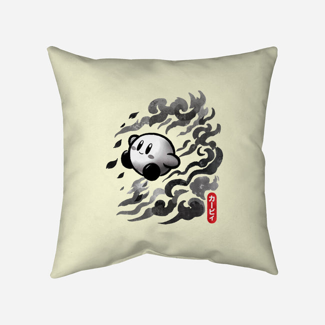 Sumi-E Puff-None-Removable Cover w Insert-Throw Pillow-fanfreak1