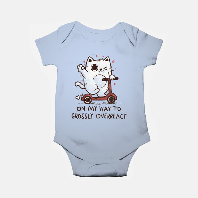 On My Way To Grossly Overreact-Baby-Basic-Onesie-koalastudio