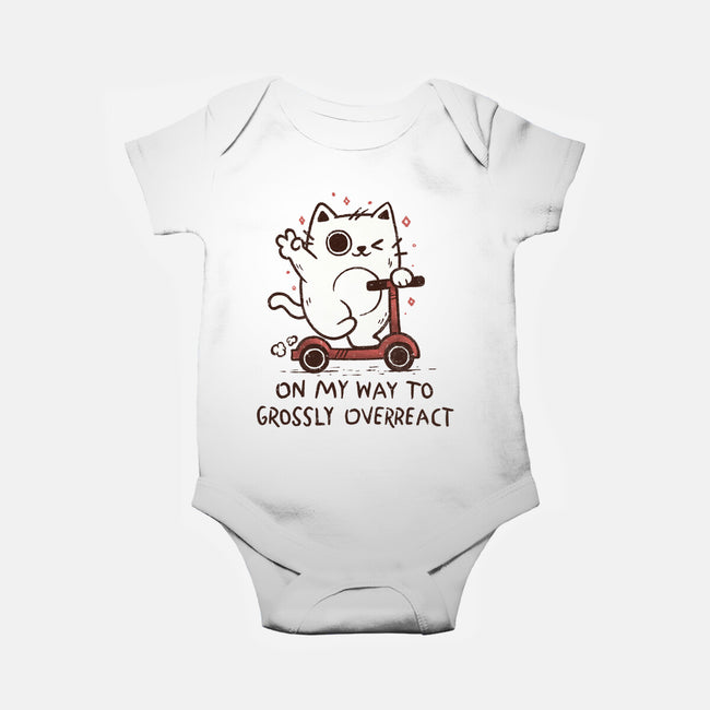 On My Way To Grossly Overreact-Baby-Basic-Onesie-koalastudio