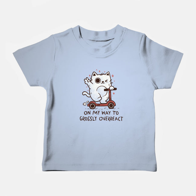 On My Way To Grossly Overreact-Baby-Basic-Tee-koalastudio