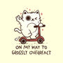 On My Way To Grossly Overreact-Mens-Basic-Tee-koalastudio