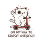 On My Way To Grossly Overreact-Mens-Basic-Tee-koalastudio