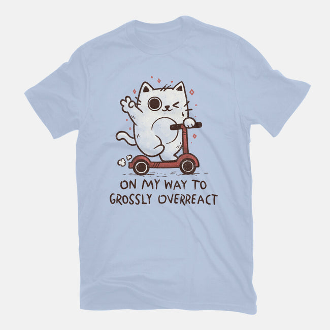 On My Way To Grossly Overreact-Mens-Basic-Tee-koalastudio